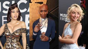 Cardi B, Cynthia Erivo e Sabrina Carpenter - Foto: Getty Images