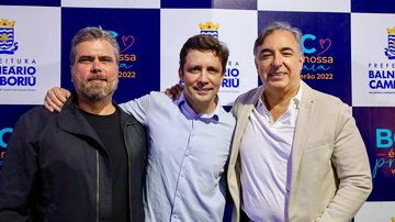 Frederico Lapenda, Fabricio Oliveira e Jorge Vacite Neto - Foto: Divulgação