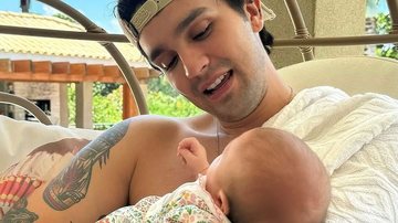 Luan Santana em foto com a filha, Serena - Reprodução/Instagram