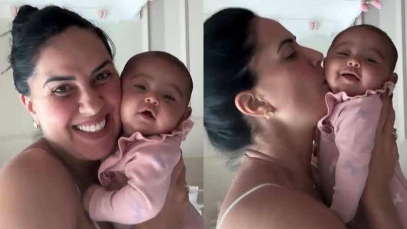 Graciele Lacerda e a filha, Clara - Foto: Reprodução / Instagram