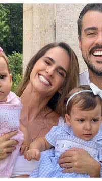 Confira momentos encantadores que Joaquim Lopes viveu com as filhas, Pietra e Sophia