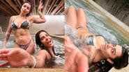 Lauana Prado curtiu banho de piscina com a namorada e dividiu momento com fãs - Reprodução Instagram