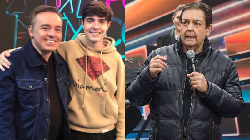 Filho de Gugu Liberato fez apelo após Faustão entrar na fila de transplante - Reprodução Instagram/Divulgação Band