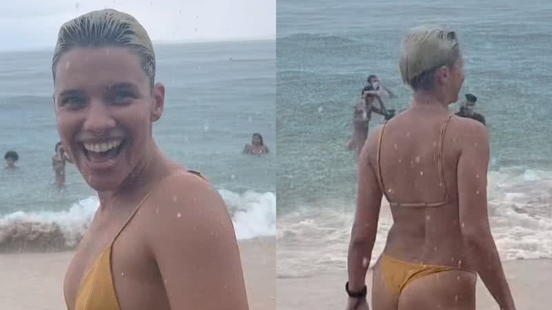 Bruna Linzmeyer surge em situação de risco na praia e fãs alertam - Foto: Reprodução / Instagram