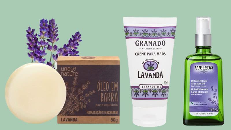 Máscara capilar, óleo corporal e outros produtos enriquecidos com lavanda para você relaxar - Reprodução/Amazon