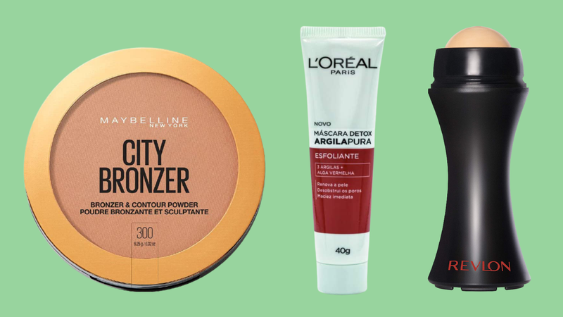 Creme esfoliante, máscara capilar, pó bronzeador e outros produtos que vão te conquistar - Reprodução/Amazon