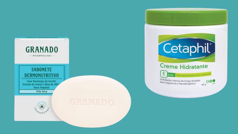 Creme, gel, sabonete e outros produtos para a rotina de skincare - Reprodução/Amazon