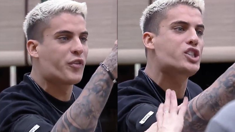 Tiago Ramos, se descontrola na bebida e desiste do reality: “Eu não quero mais ficar” - Reprodução/Record TV