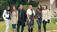 Eduardo Galvão, bendito fruto entre as mulheres: Bruna, Marisa, Giovana, Ingra e Fernanda.