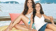 Na Ilha de CARAS, em Angra, Claudia e Crystal. â¬SEla é muito superior a mim nas qualidades e tem defeitos menos evidenciadosâ¬, analisa a mãe coruja.