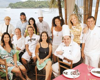 Em pé, Sergio Rodrigues, Antonio Calloni, Julianne Trevisol, Everaldo Silva, Sheron Menezes, Gianne Albertoni e Carlos Bettencourt. Sentados, Luiza Brunet, Juarez Machado, Nelson Freitas, Joana Lima Verde e Pedro Nunes