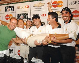 A equipe Brasil, de Hortência, Barrichello, Popó Bueno, André Giaffone, Fernando Mendes e Jonathan Aires foi a campeã