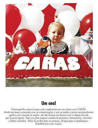 Página de seção "Foco" na edição nº 52, de 1 ano da revista CARAS - Arquivo CARAS