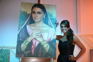 Giovanna Antonelli e sua monalisa - Phillipe Lima / AgNews