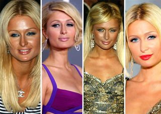 Os diferentes looks de Paris Hilton - Getty Images e Reprodução