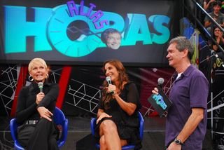 Xuxa, Ivete Sangalo e Serginho Groisman - TV Globo / Zé Paulo Cardeal