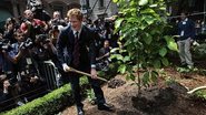 Príncipe Harry planta árvore em Nova York e homenageia os britânicos mortos nos atentados de 11 de Setembro - Reuters