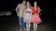 Marco Pigossi, Ingrid Guimarães e Deborah Evelyn na festa de Caras & Bocas - AgNews