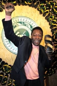 Pelé visita a Francal 2009, em São Paulo - Divulgação