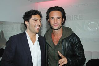 O empresário italiano Nicola Formaggio e Rodrigo Santoro - Angelo Santos