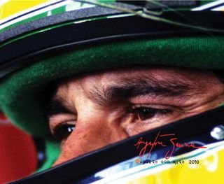 Capa do livro-agenda em homenagem a Ayrton Senna - Divulgação