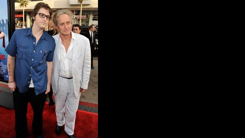 Michael Douglas e o filho, Cameron Douglas - Getty Images