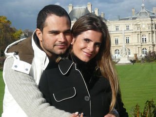 Luciano Camargo e Flávia Fonseca em viagem a Paris - Acervo pessoal