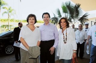 Dilma Rousseff, Silvio Santos e Iris Abravanel - Fotos: Samuel Chaves/S4 photopress