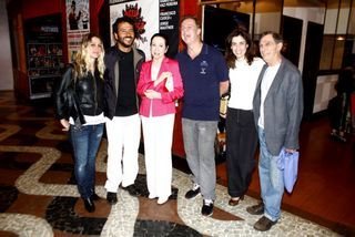 Amor Mautner, Marcos Palmeira, Fernanda Montenegro, Luiz Fernando Guimarães, Fernanda Torres e Jorge Mautner - Thyago Andrade / AgNews