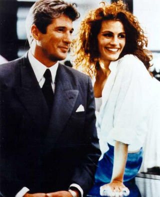 Richard Gere e Julia Roberts em 'Uma Linda Mulher' - Reprodução