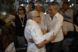 Dona Canô e Caetano Veloso - AgNews