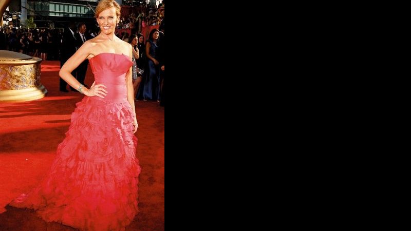 Toni Collette, de Monique Lhuillier - REUTERS