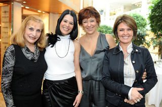 Lylian Vargas, Priscila Nazar, Stella Romero e a primeira-dama de Curitiba, Fernanda Richa - Denis Ferreira Netto