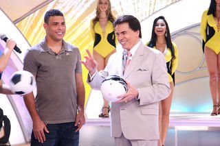 Ronaldo participa do programa de Silvio Santos no SBT - Roberto Nemanis/SBT