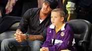 David Beckham e o filho Brooklyn - Reprodução