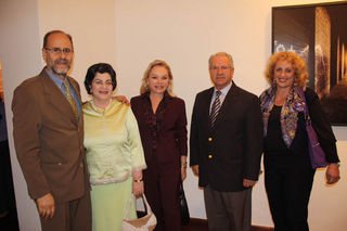 Alf Vivern, Vera Maria Mussi Augusto, o casal Luiz Carlos Borges da Silveira e Maria Inês Borges da Silveira e Eliana Moro Reboli - Tiomkim