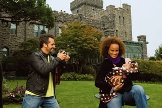 Em Tarrytown, New York, Luciana e a pequena Nina posam para o apaixonado fotógrafo. - CADU PILOTTO