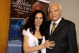 Cid Moreira e Fátima Sampaio - Philippe Lima/AgNews