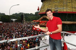 Rodrigo Faro comanda a festa de inauguração da árvore de Natal do Ibirapuera - Caio Guimarães