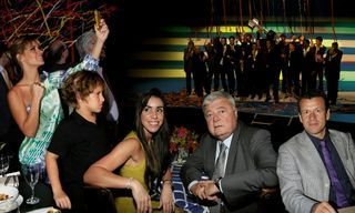 Carolina leva o filho rubro-negro para aplaudir os campeões brasileiros, em festa prestigiada pelo presidente da CBF e pelo técnico da seleção. - IVAN FARIA, RENATO VELASCO/RENATO M. VELASCOCOM E FOTOG., ROBERTO VALVERDE E VERA DONATO