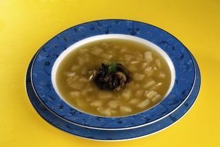 Sopa de cogumelos portobelo - ANDRÉ CTENAS