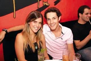 Em SP, Nathalie Lubbe e o piloto de F-1 Bruno Senna em festa no Alucci Alucci com nomes ligados aos esportes. - CELSO RODRIGUEZ, OVADIA SAADIA, SILAS FONSECA E SILVIA PERLOV