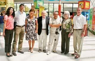 Paulina Reves, do Comitê Consultivo da Associação Internacional de Parques de Diversão e Atrações, visita o Parque da Mônica, em SP, com Fernando Souza e Inácia Takeda, da atração, Chip Cleary, do comitê, Mauricio de Sousa, criador da Turma da Mônica, - ADRIANO MELO, ALEXANDRE MARQUES, BETE FARIA NICASTRO, ÉDER NASCIMENTO, EDUARDO CARAPITO, JÔ RIBES, SILVIO LUMERTZ E STHEPHAN SOLON