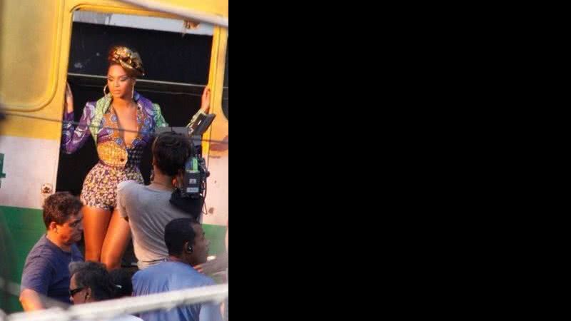 Beyoncé grava clipe da música 'Put It in a Love Song' no Rio de Janeiro - Philippe Lima/AgNews