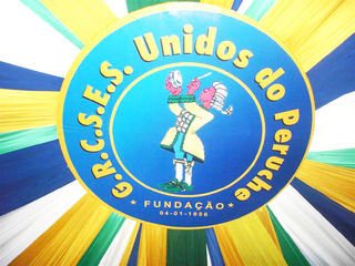 Bandeira da escola Unidos do Peruche - Reprodução