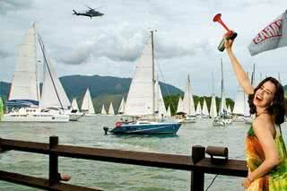 Largada da 11ª Regata Ilha de CARAS - Revista Náutica - CAROL FEICHAS, CESAR ALVES E SELMY YASSUDA