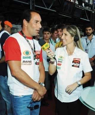 Edmundo fala a Patricia ao vivo - JOÃO PASSOS / BRASIL FOTOPRESS