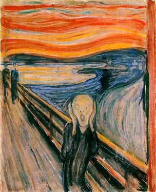 O Grito, Edward Munch, 1893 - Reprodução