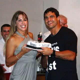 Joana Prado e Vitor Belfort - Daniel Delmiro / AgNews