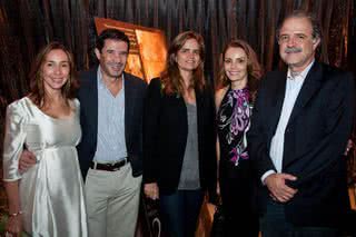 Ana Paula Carvalho, José Carlos Carvalho Junior, Denise Almeida Cassou e o casal Zélia e Aníbal Tacla - Naideron Jr.